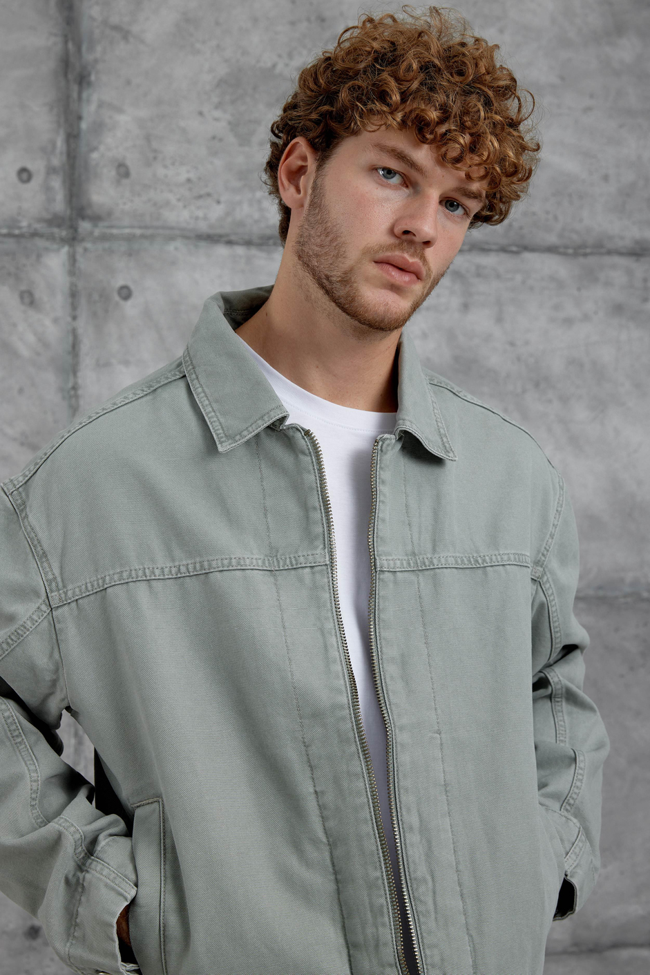 Mint Yeşili Mmx Oversize Kot Ceket