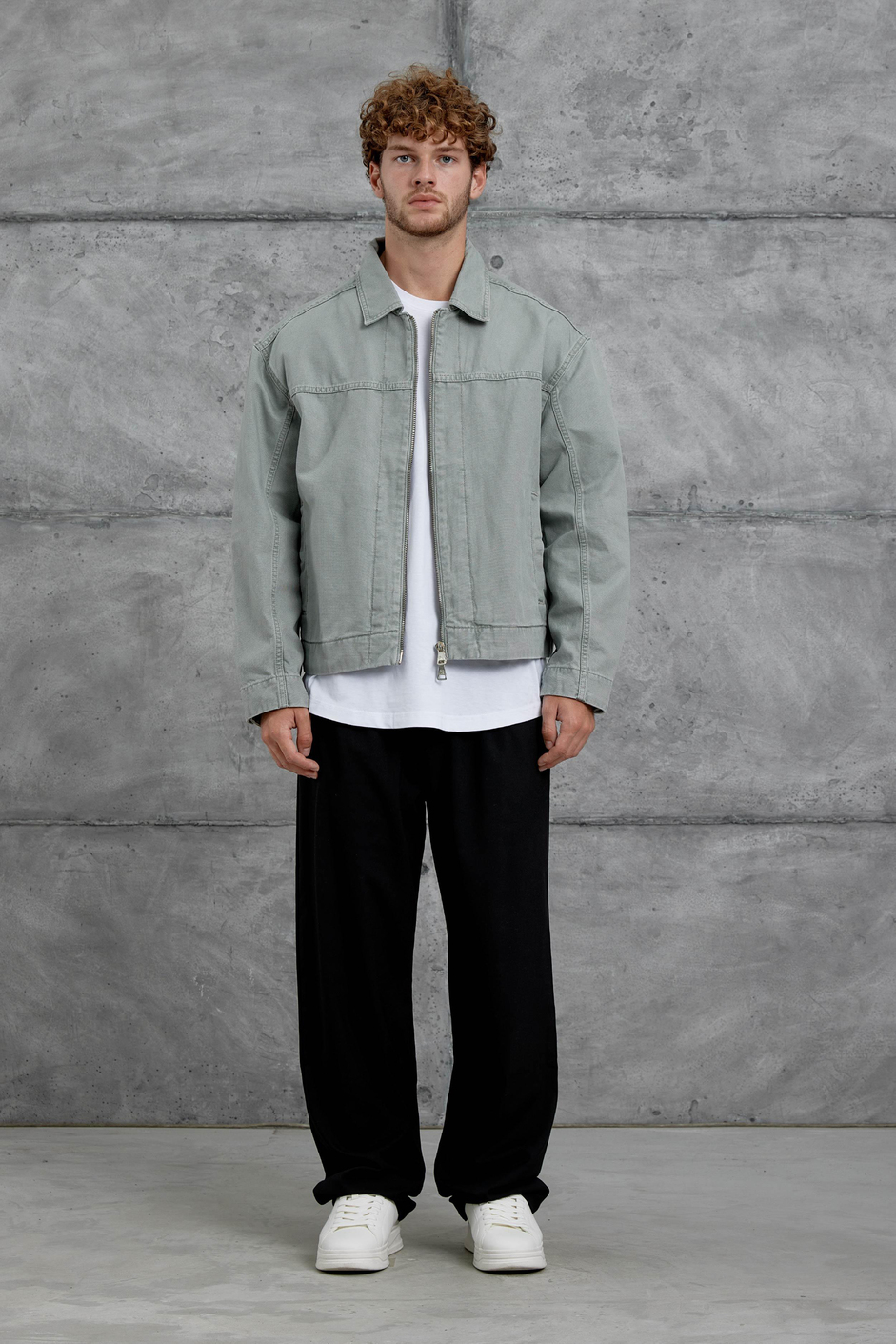 Mint Yeşili Mmx Oversize Kot Ceket