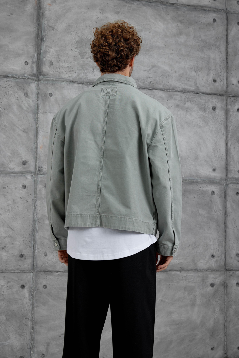 Mint Yeşili Mmx Oversize Kot Ceket