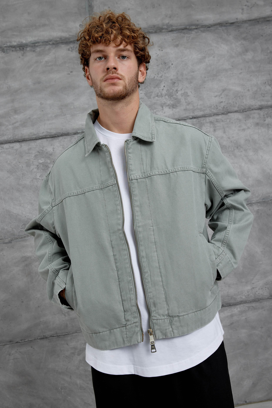 Mint Yeşili Mmx Oversize Kot Ceket