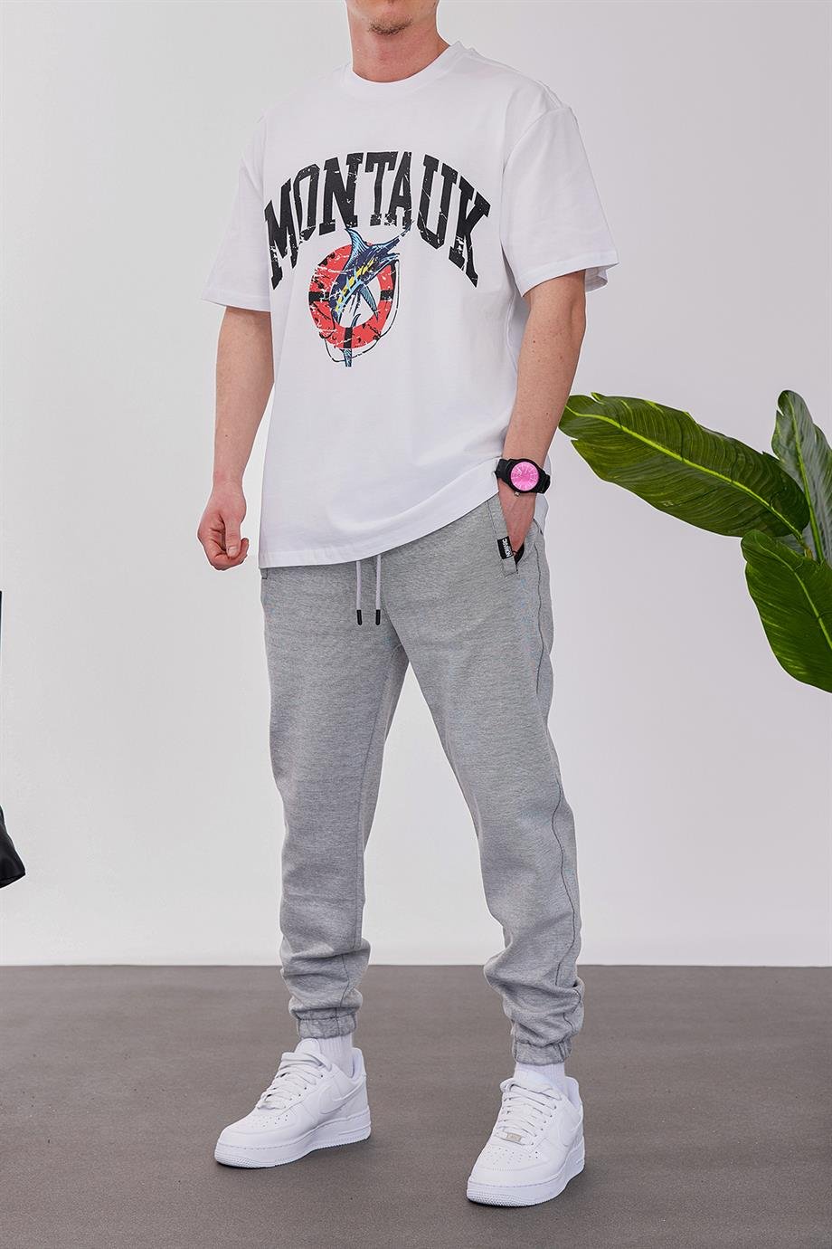 Montauk Beyaz Tshirt