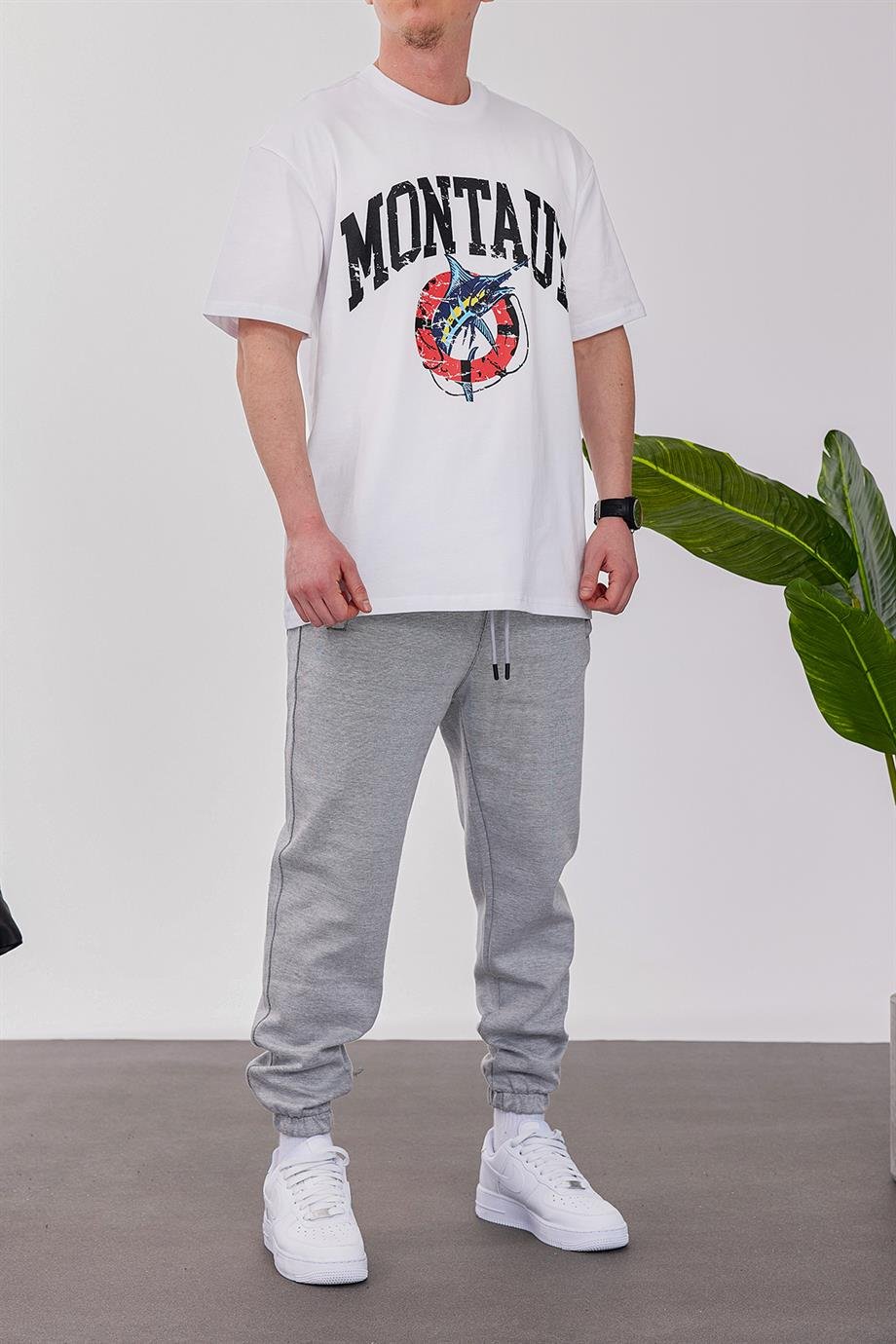 Montauk Beyaz Tshirt