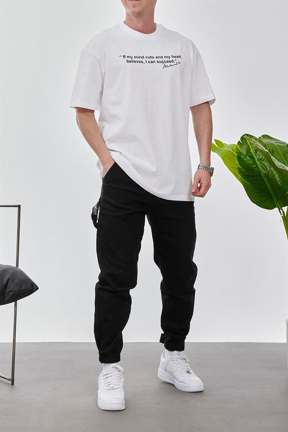 Muhammad Ali Bank Beyaz Tshirt