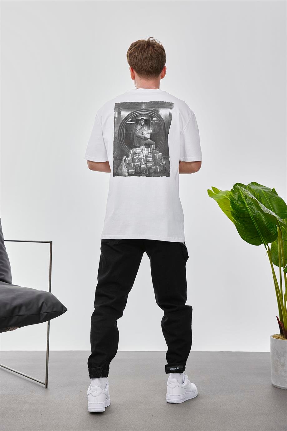 Muhammad Ali Bank Beyaz Tshirt