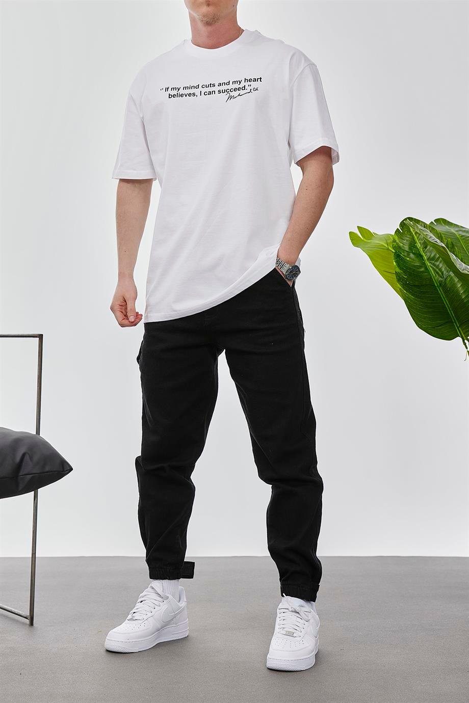 Muhammad Ali Bank Beyaz Tshirt