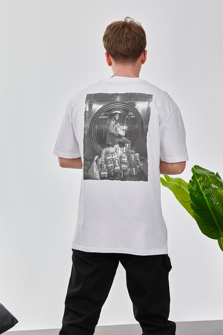 Muhammad Ali Bank Beyaz Tshirt