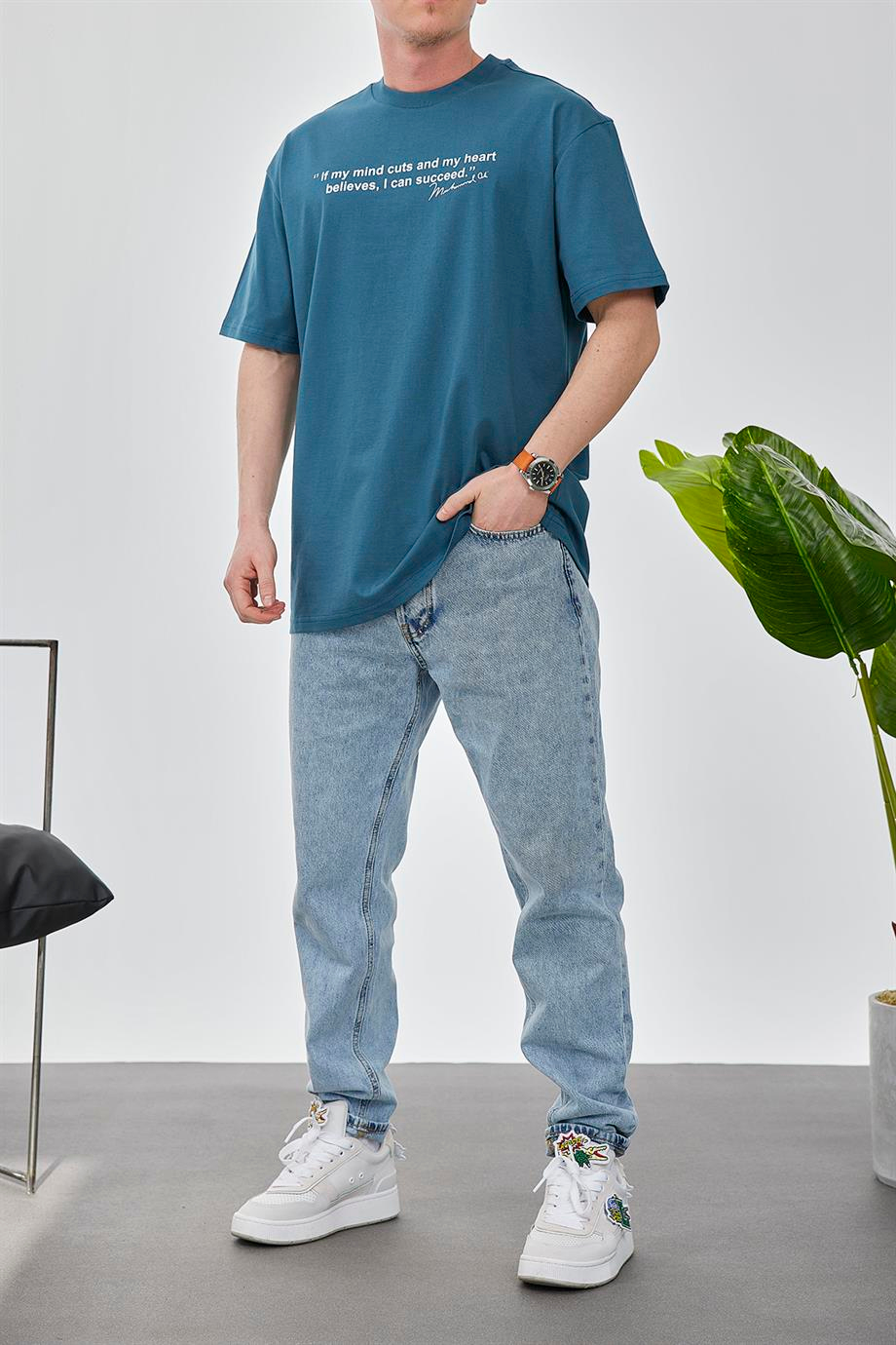 Muhammad Ali Bank Petrol Mavisi Tshirt