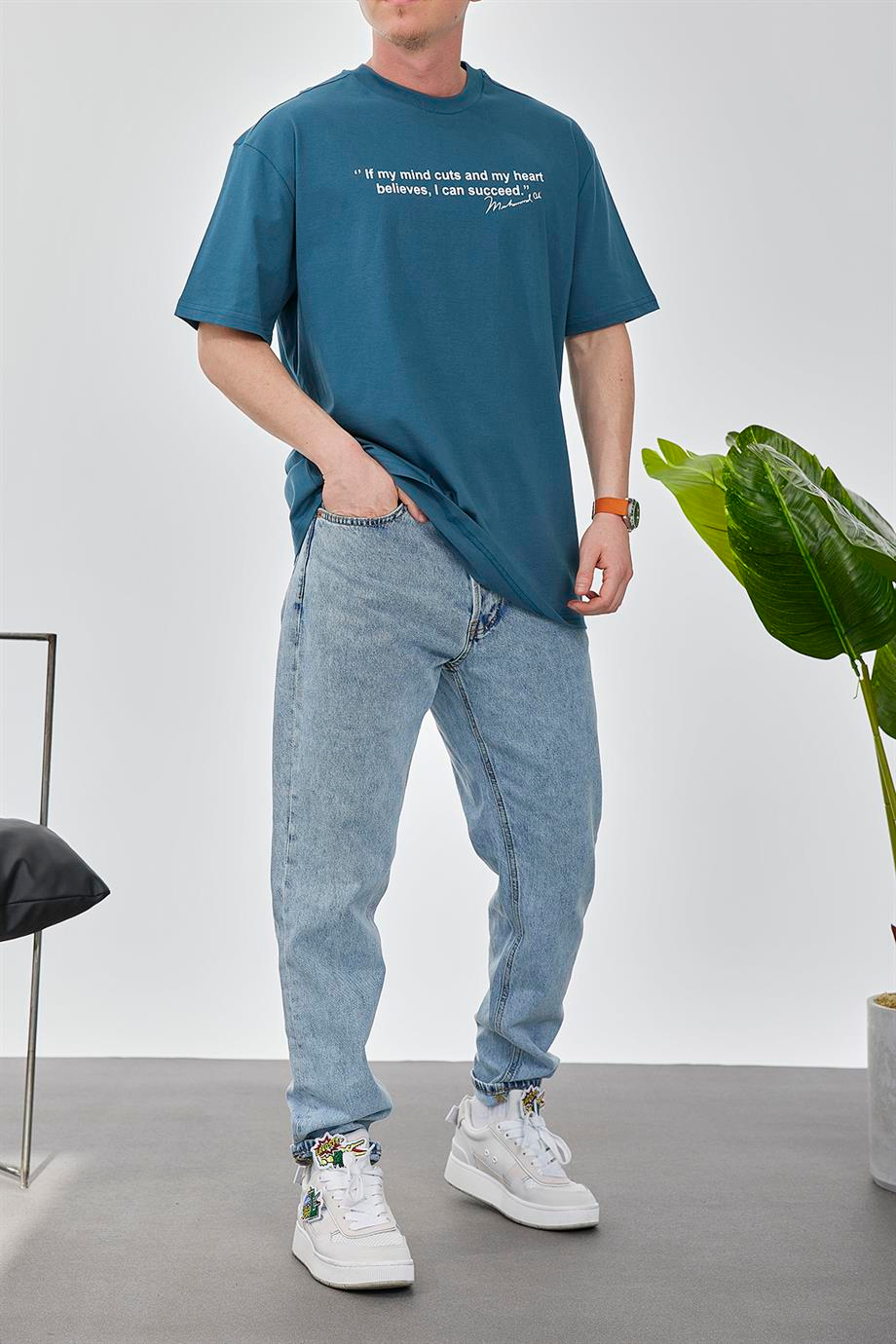 Muhammad Ali Bank Petrol Mavisi Tshirt