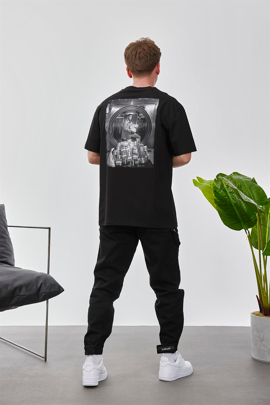 Muhammad Ali Bank Siyah Tshirt