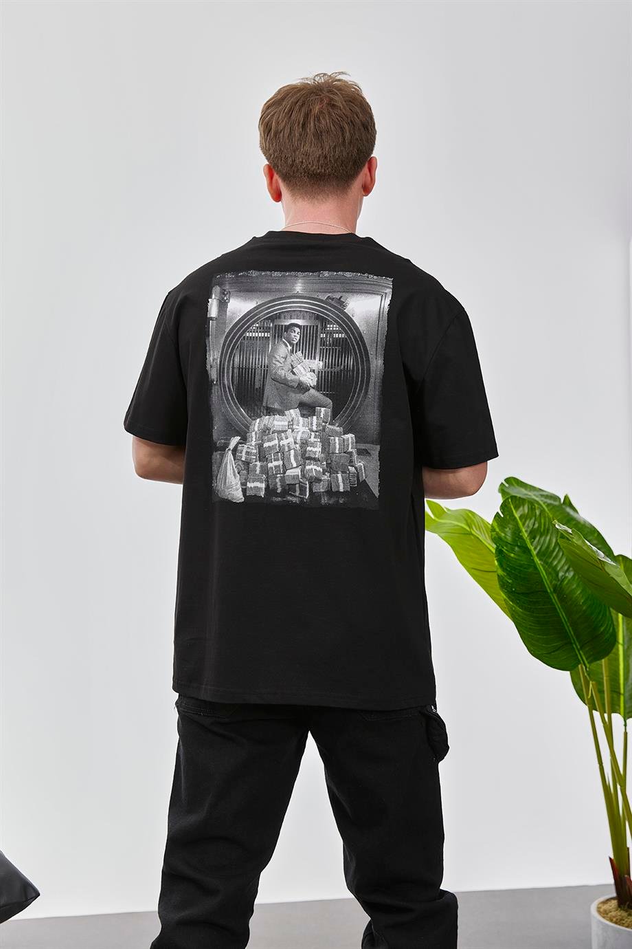 Muhammad Ali Bank Siyah Tshirt