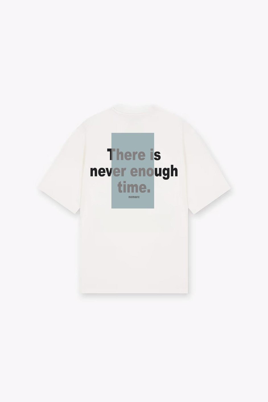 Never Enough Yazılı Pis Kol Beyaz Tshirt