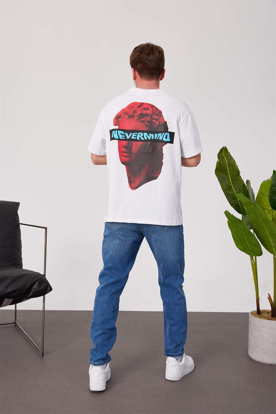 Nevermind Beyaz Tshirt