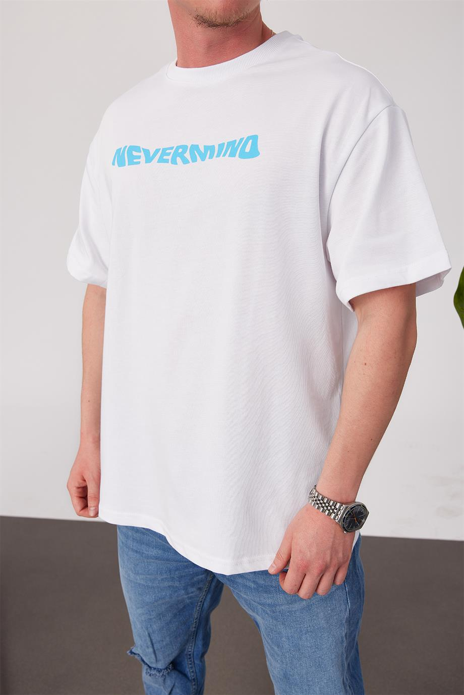 Nevermind Beyaz Tshirt