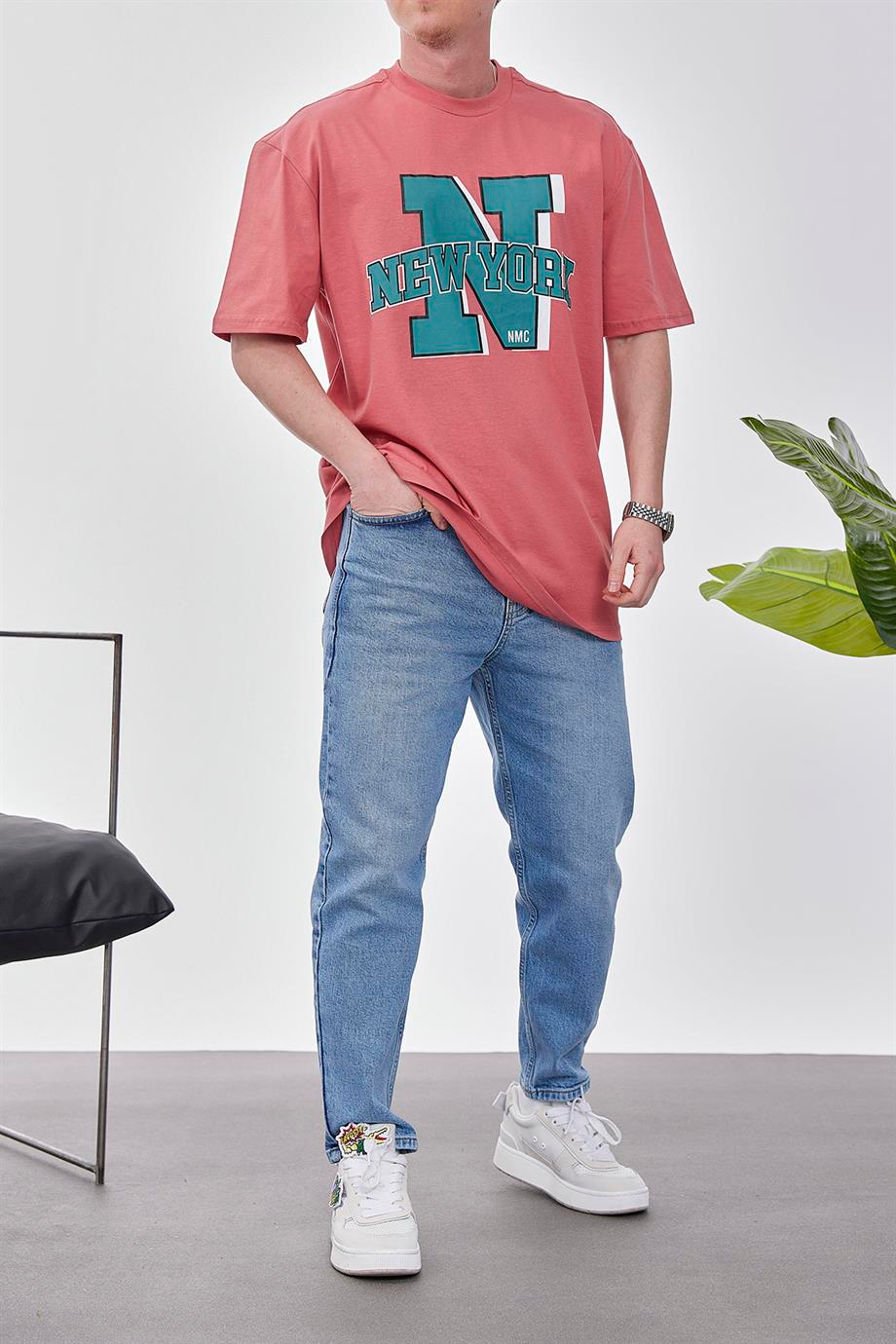 New York Gül Kurusu Tshirt