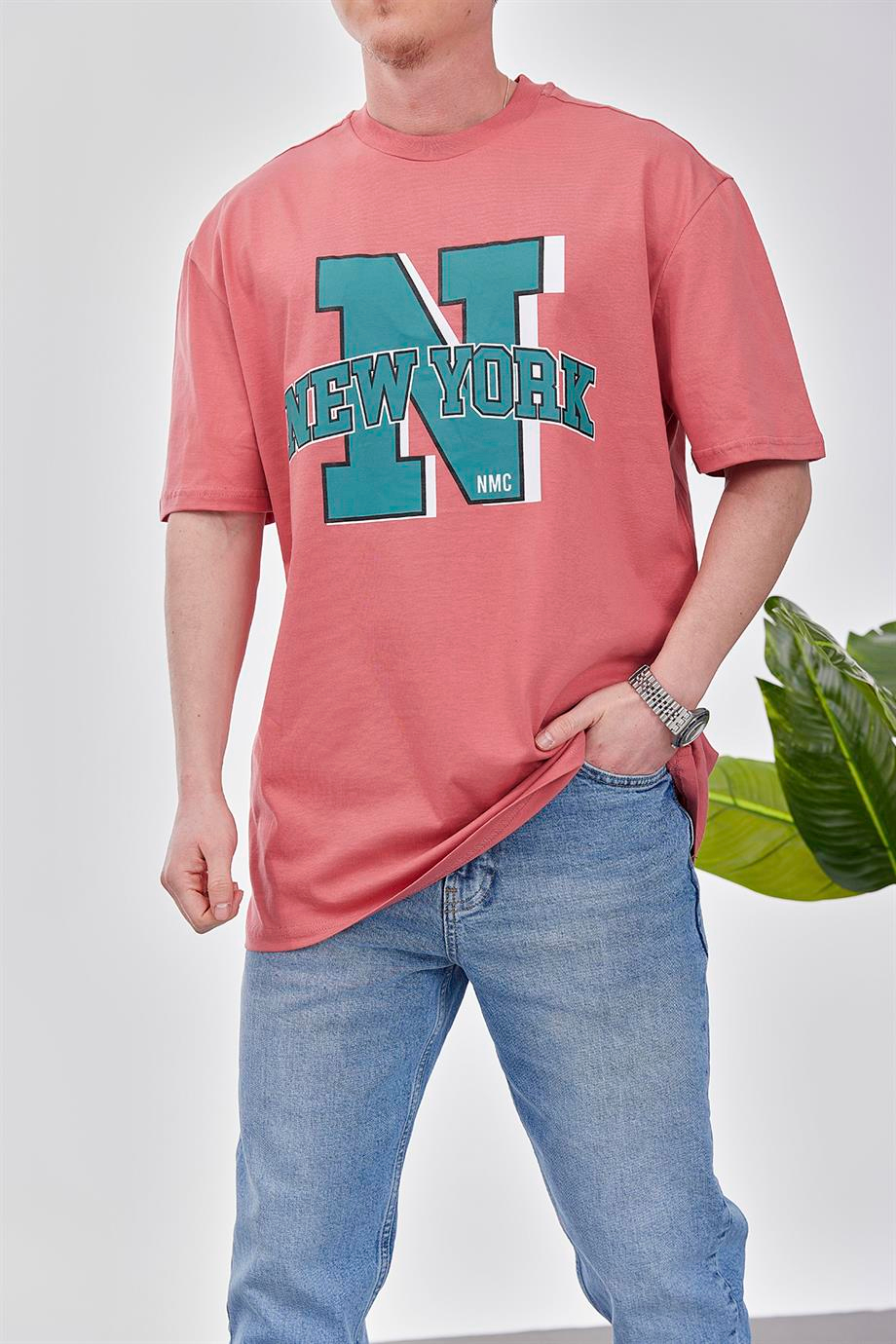 New York Gül Kurusu Tshirt