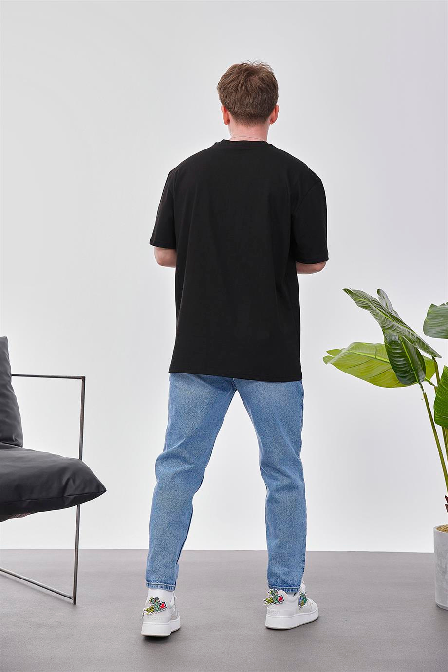 New York Siyah Tshirt