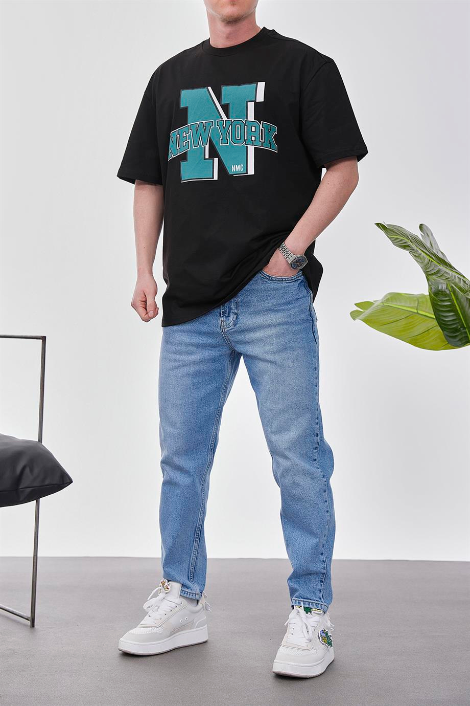 New York Siyah Tshirt