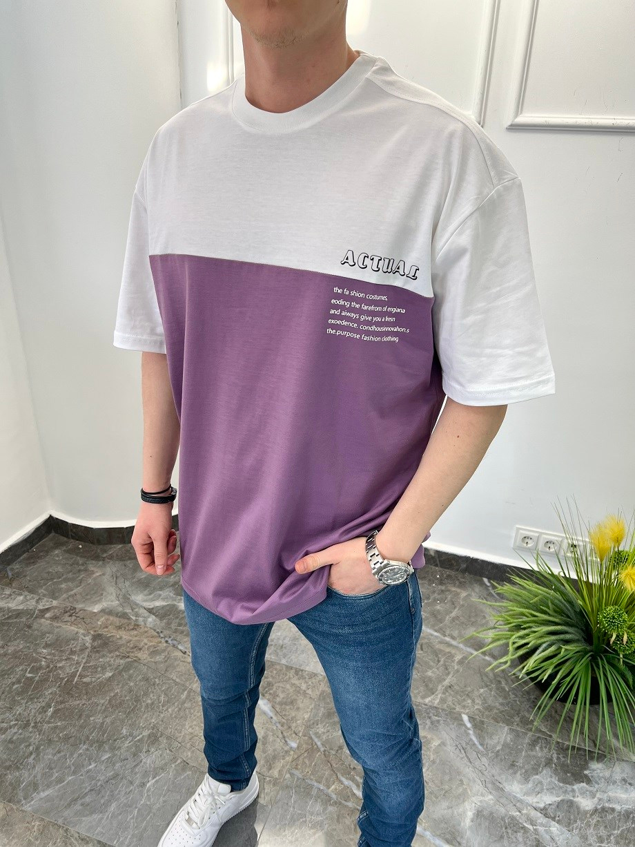 Nomarc 2 Renk Mor Tshirt