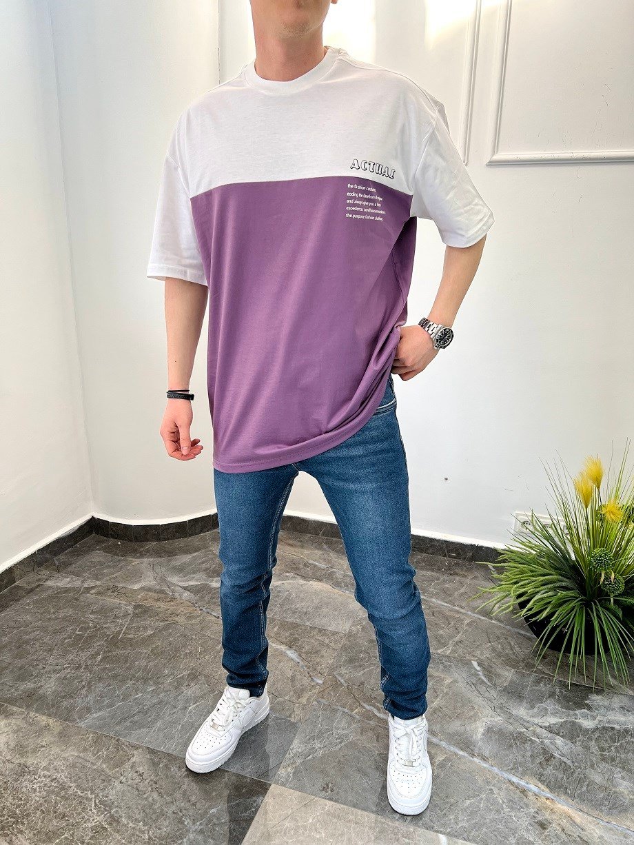 Nomarc 2 Renk Mor Tshirt