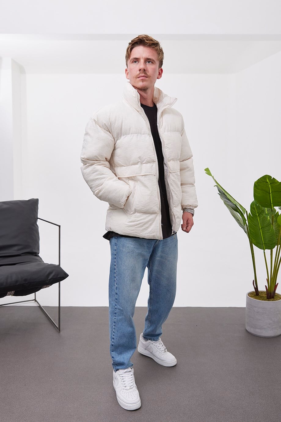 Nomarc 5070 Krem Şişme Mont