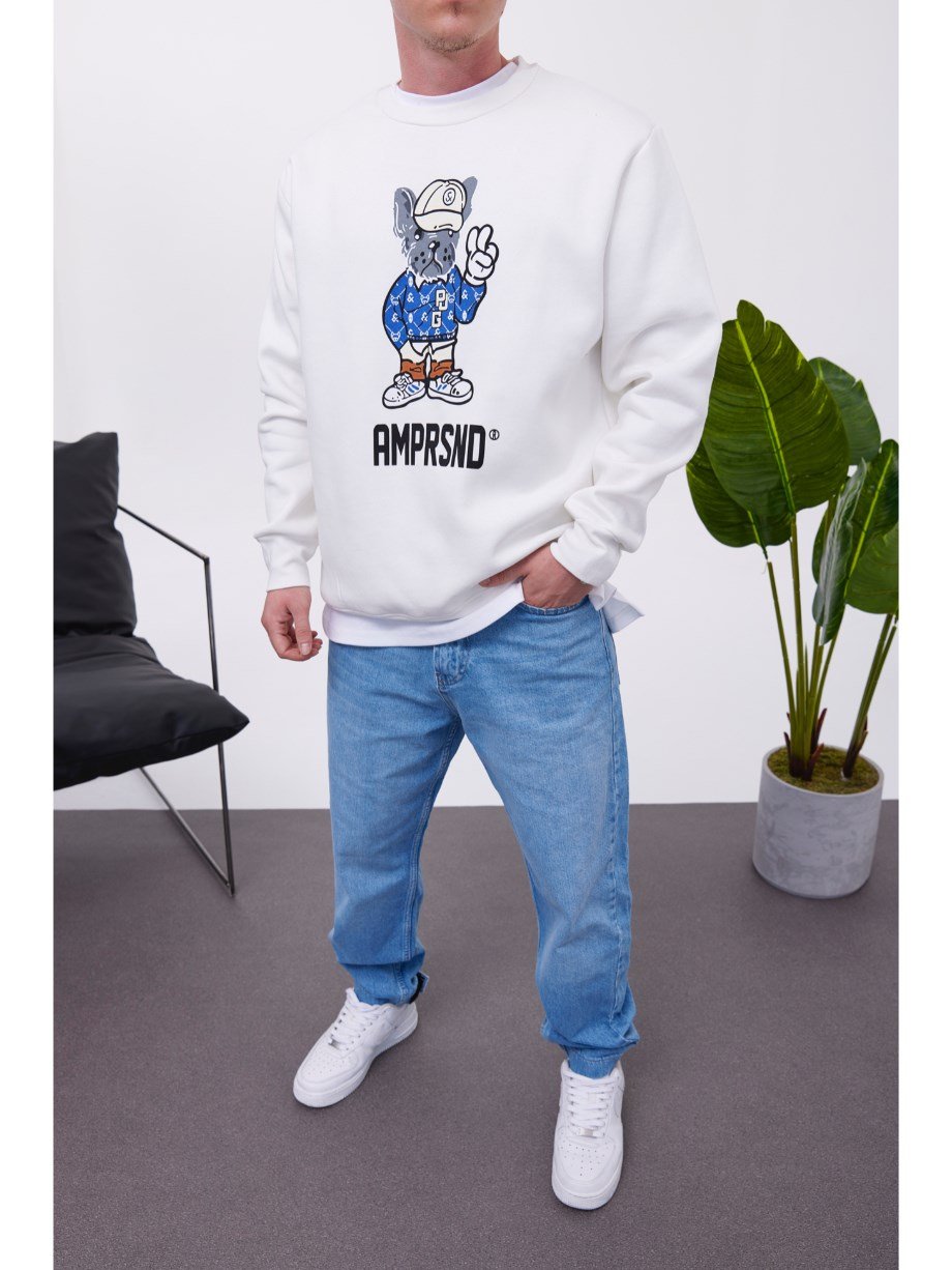 Nomarc Amprsnd Beyaz Sweatshirt