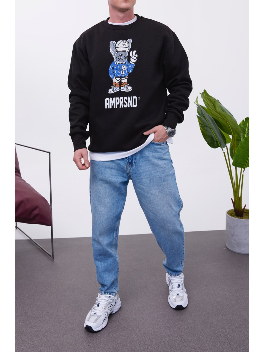 Nomarc Amprsnd Siyah Sweatshirt