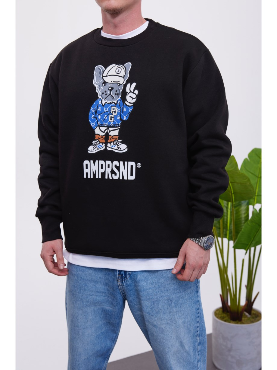 Nomarc Amprsnd Siyah Sweatshirt