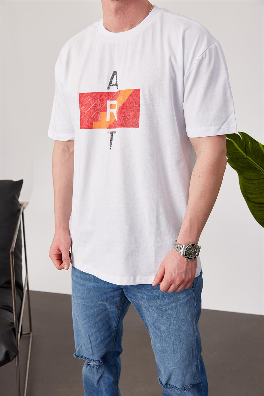 Nomarc Art Beyaz Tshirt