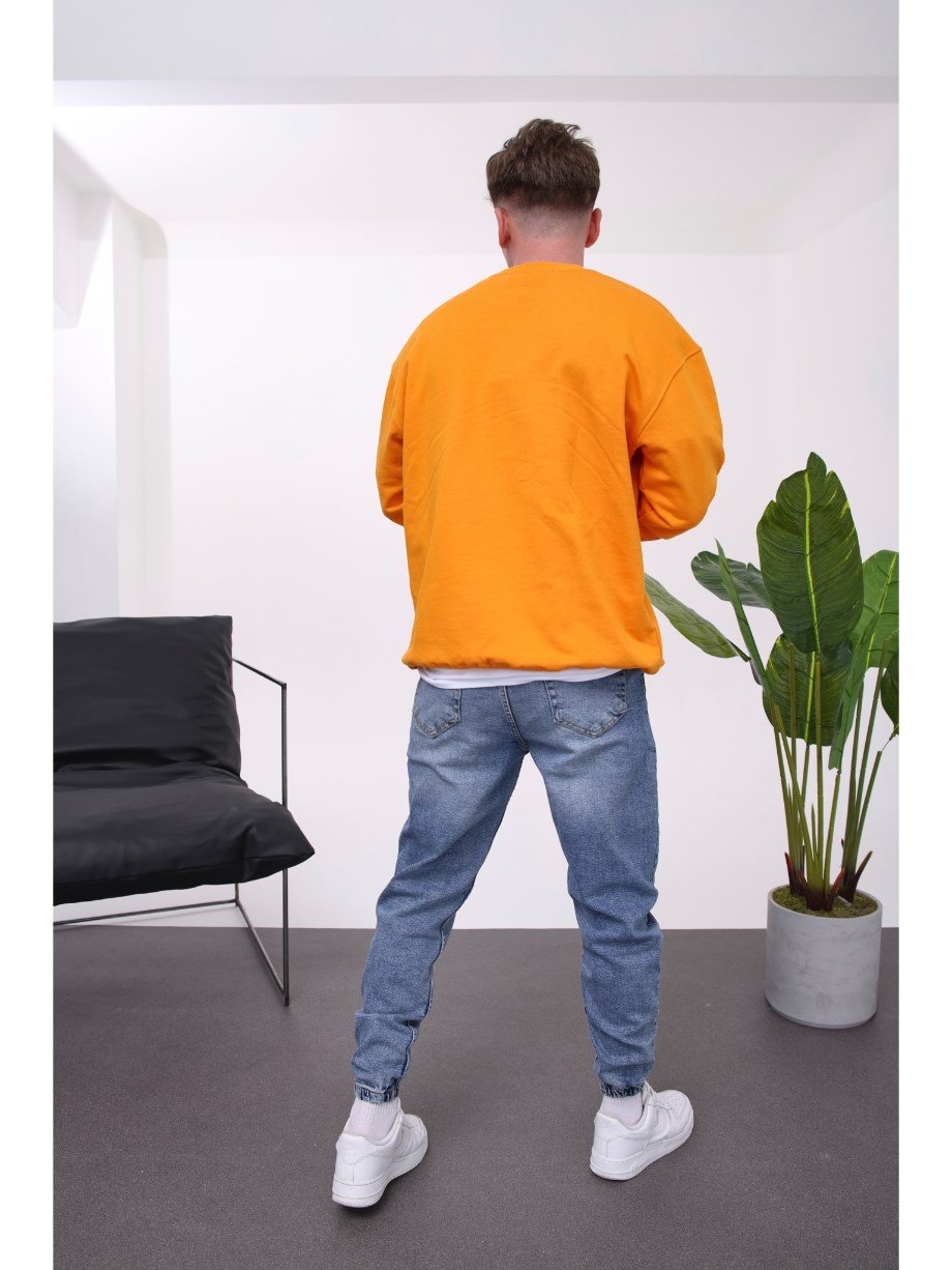 Nomarc Basic Pamuk Turuncu Sweatshirt