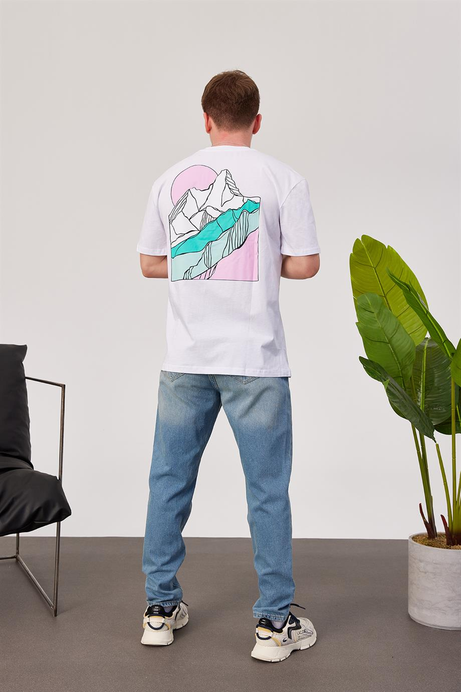 Nomarc Buz Dağı Beyaz Tshirt