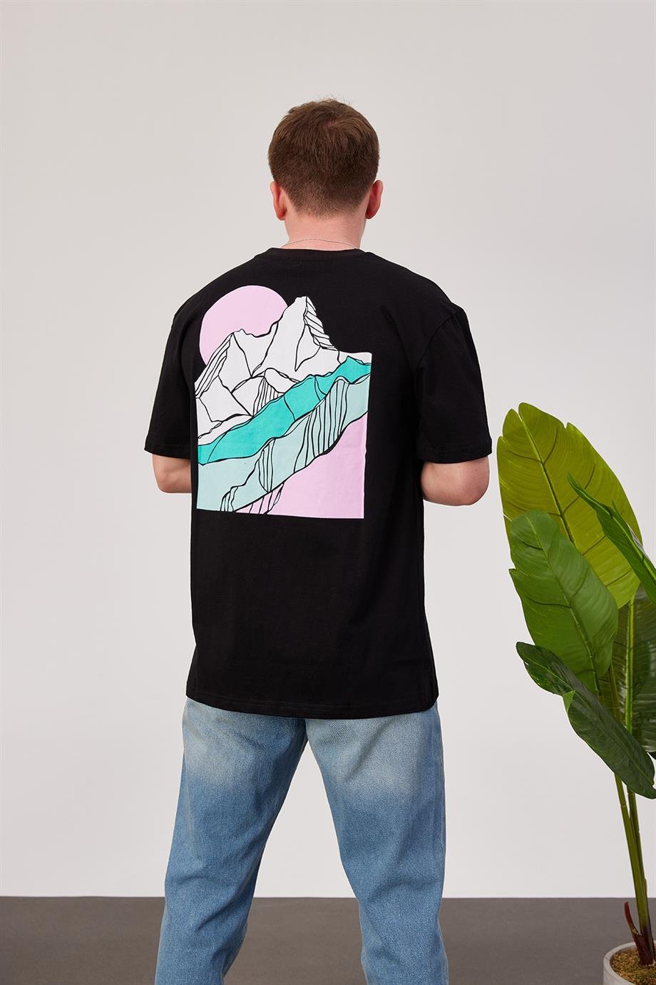 Nomarc Buz Dağı Siyah Tshirt