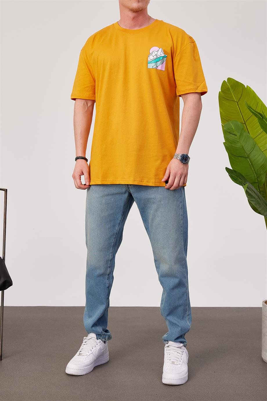Nomarc Buz Dağı Turuncu Tshirt