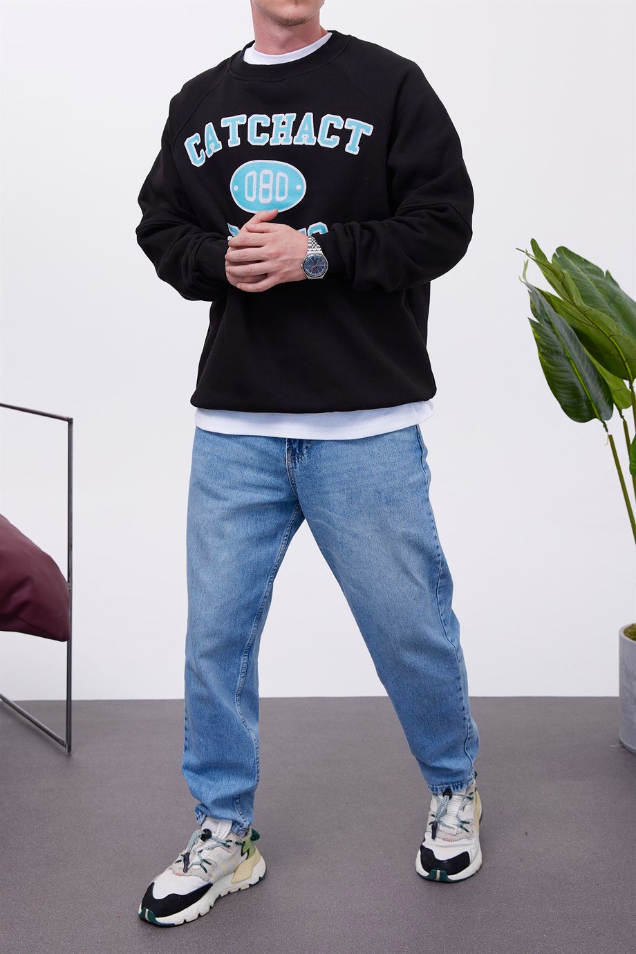 Nomarc Catchact Siyah Sweatshirt