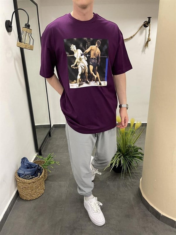 Nomarc Heykel Boksor Mor Tshirt