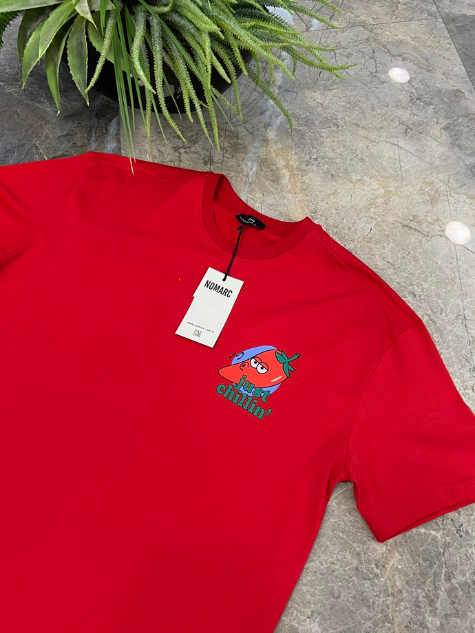 Nomarc Just Chillin Kırmızı Tshirt