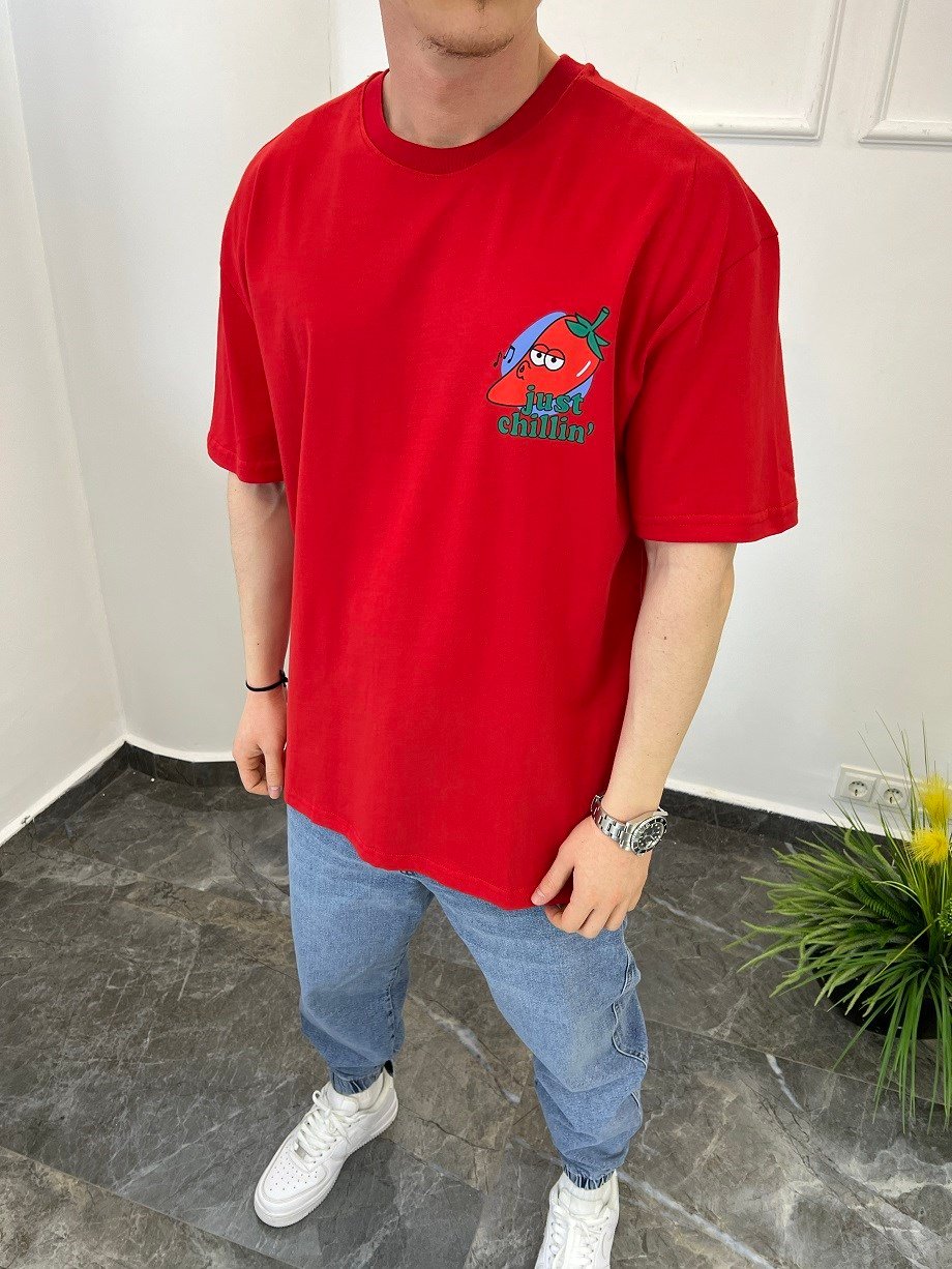 Nomarc Just Chillin Kırmızı Tshirt