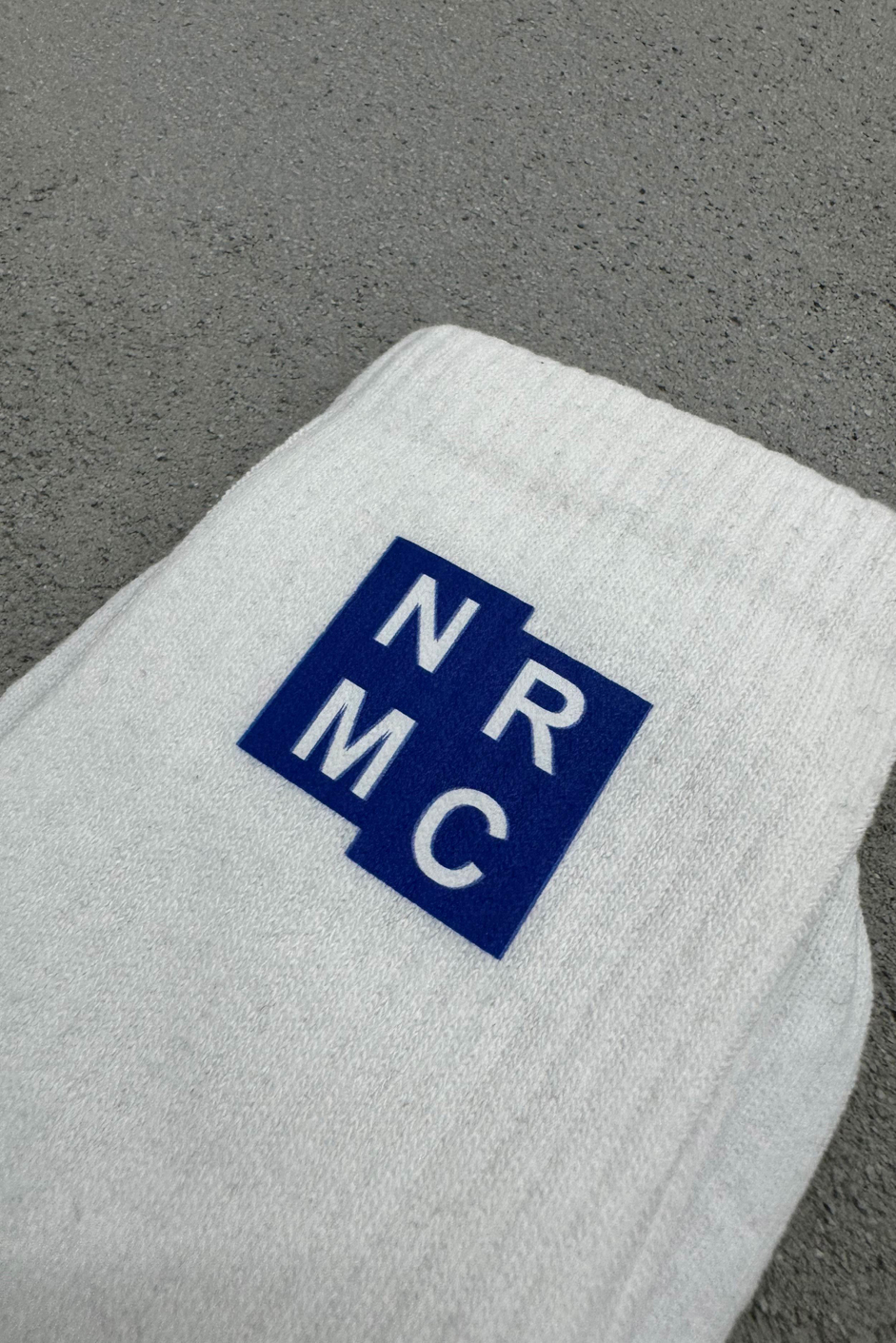 Nomarc Nmrc Yazılı Beyaz Çorap