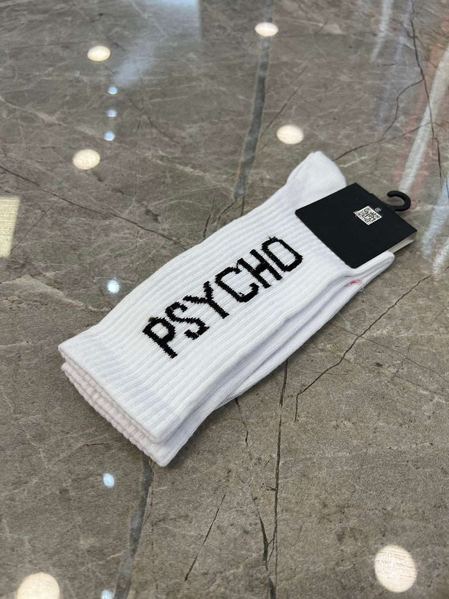 Nomarc Psycho Beyaz Çorap