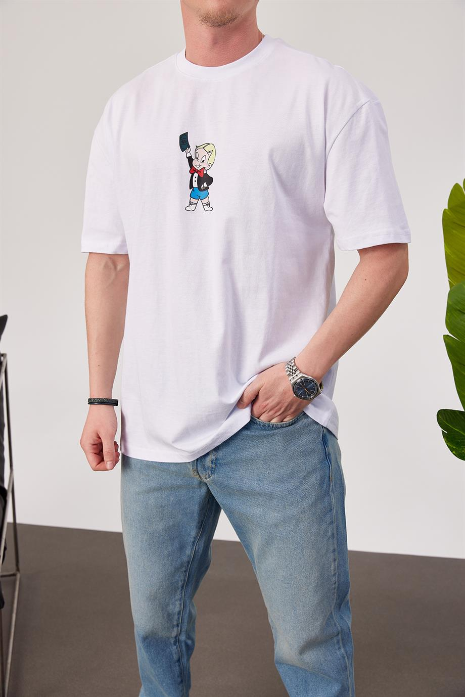 Nomarc Richie Rich Beyaz Tshirt