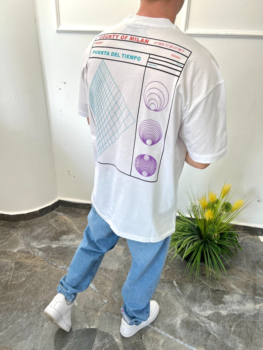 Nomarc Sembol Beyaz Tshirt