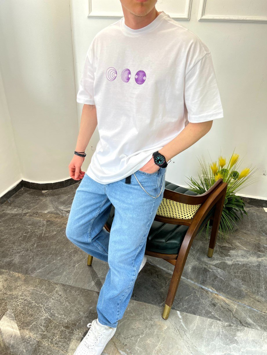 Nomarc Sembol Beyaz Tshirt