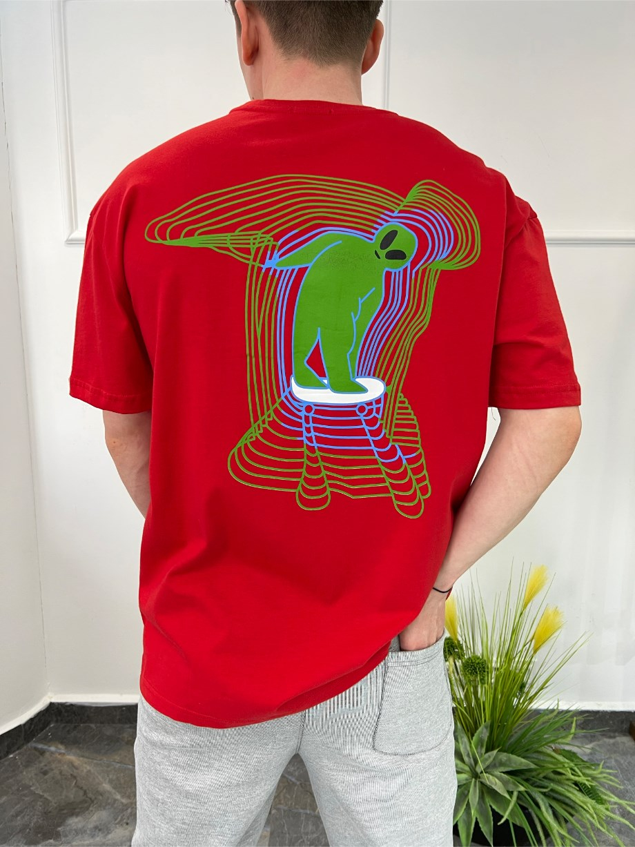 Nomarc Smule Kırmızı Tshirt