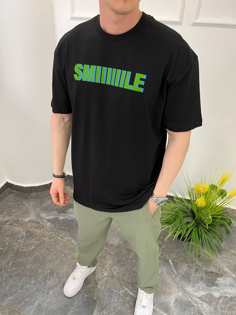 Nomarc Smule Siyah Tshirt