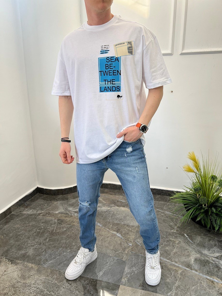 Nomarc Twin Beyaz Tshirt