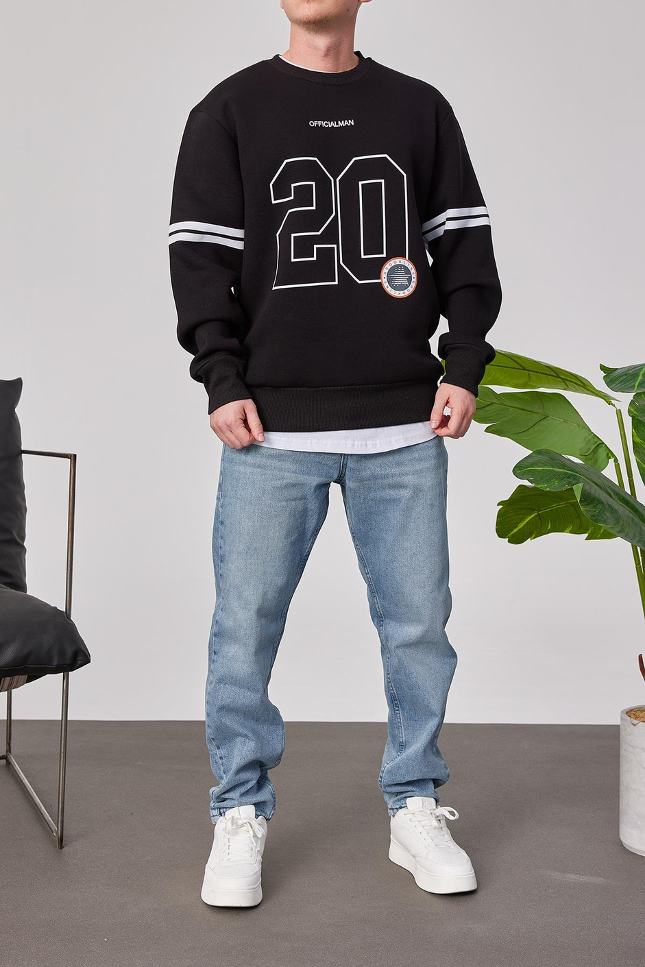 Officialman Siyah Sweatshirt
