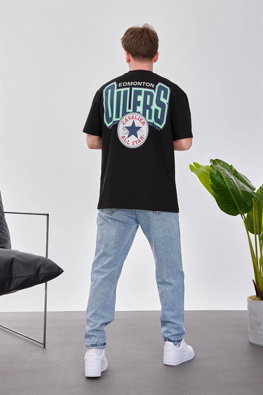 Oilers Siyah Tshirt