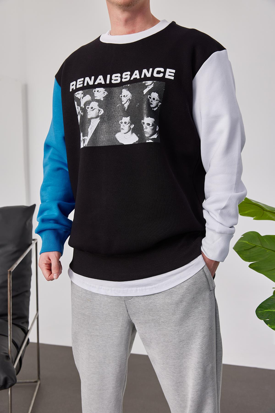 Renaissance Siyah Sweatshirt
