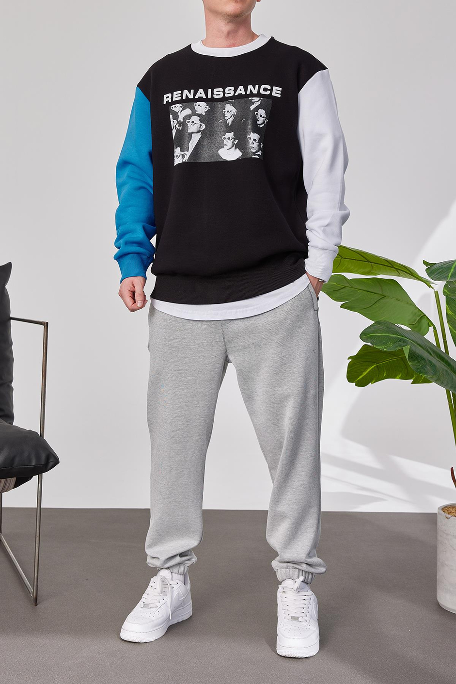 Renaissance Siyah Sweatshirt