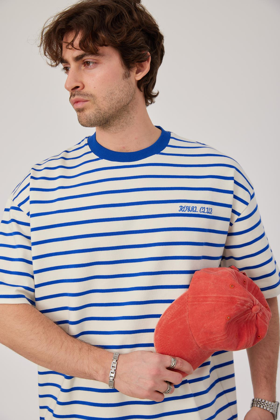 Royal Club Mavi Çizgili Tshirt