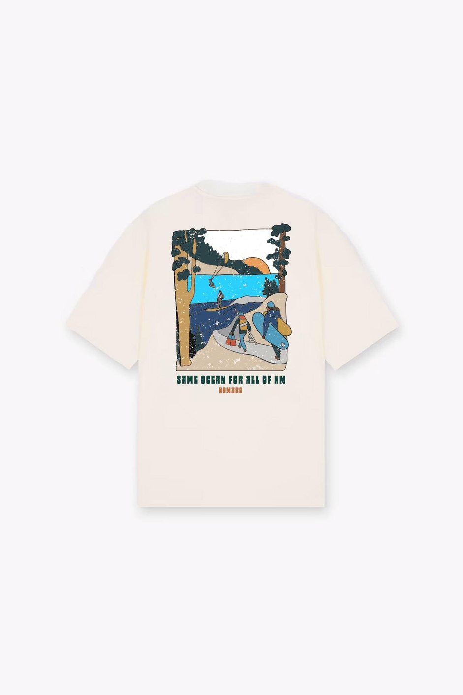 Same Ocean Yazılı Krem Tshirt